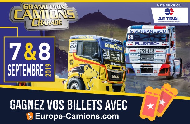 Europe-Camions vous offre des entrées pour le Grand Prix Camions de Charade