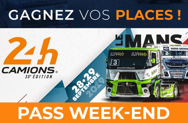 Gagnez vos places pour les 24h Camions du Mans 2019