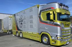 Scania livre une bétaillère de nouvelle génération pour la première fois en France