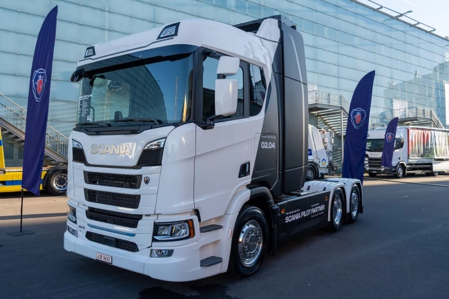 Scania teste la technologie hydrogène avec Pilot Partner
