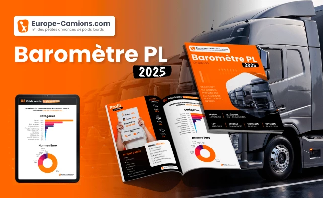 Baromètre PL 2025&nbsp;: le marché français des poids&nbsp;lourds d’occasion en pleine redynamisation