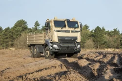 Un camion militaire DAF 6x6 de dernière génération